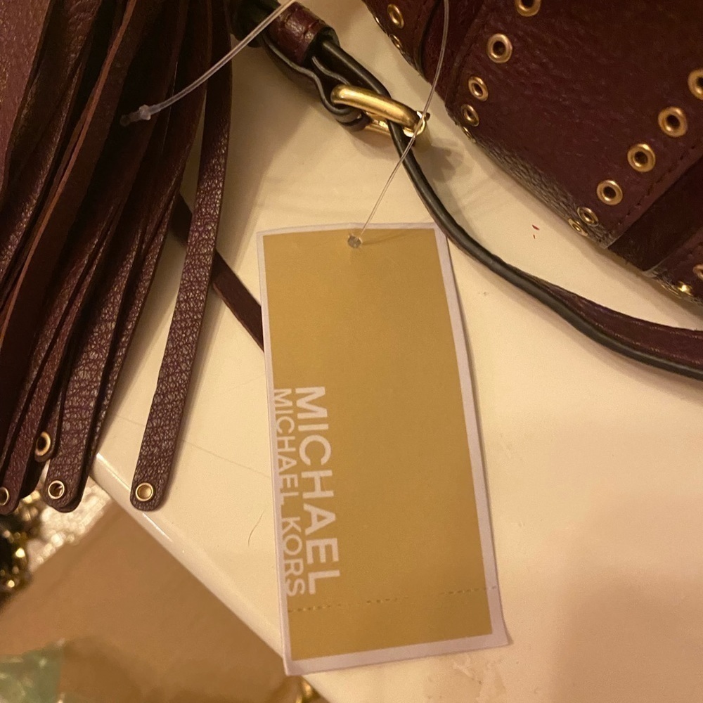 Michael KORS BROOKLYN LEATHER  HOBO BAG. SEE OTHER LISTING FOR MATCHING WALLET - Picture 10 of 11